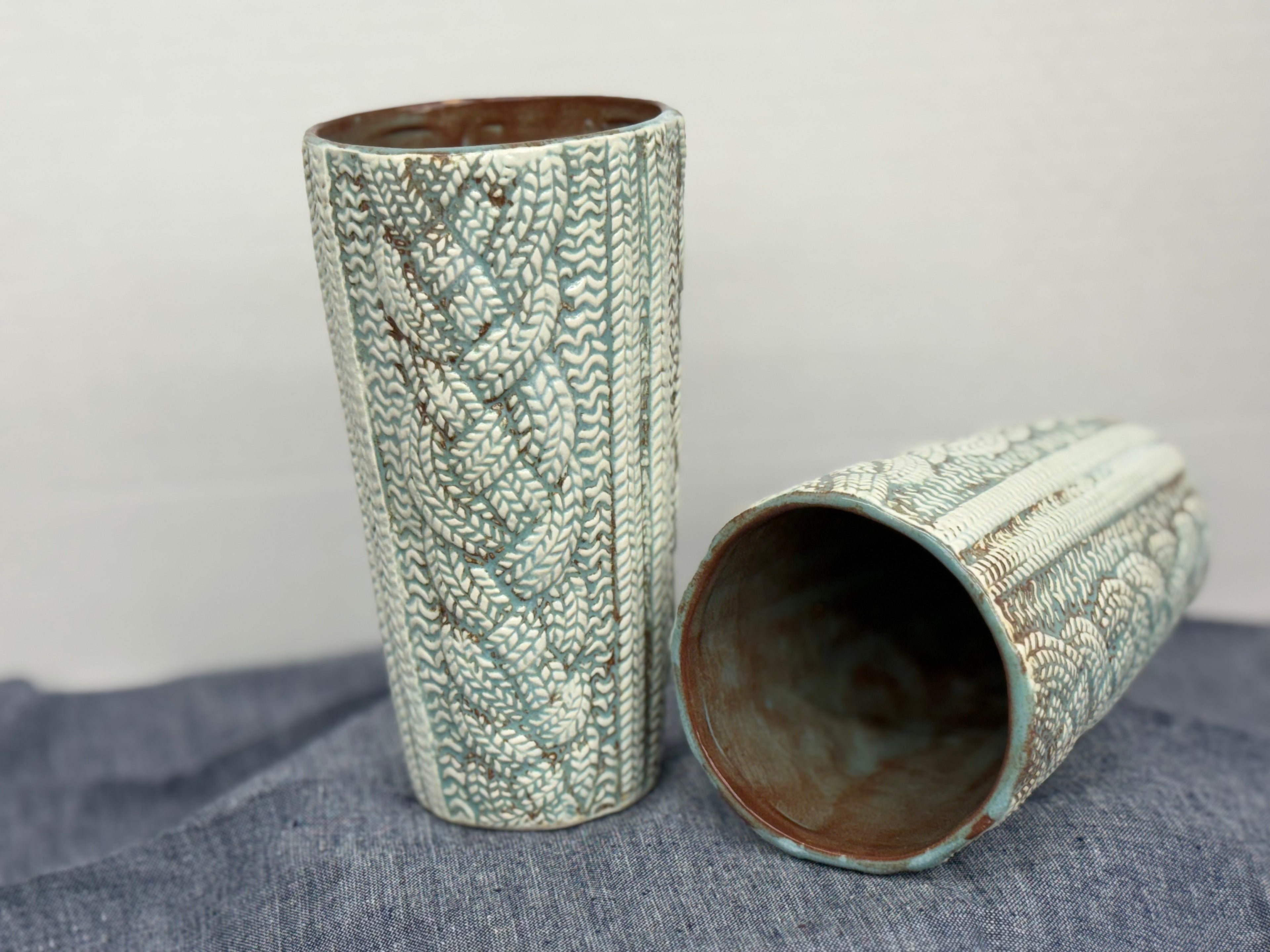 Green Sweater Tumbler