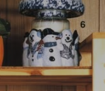 Snowman Candle Holder